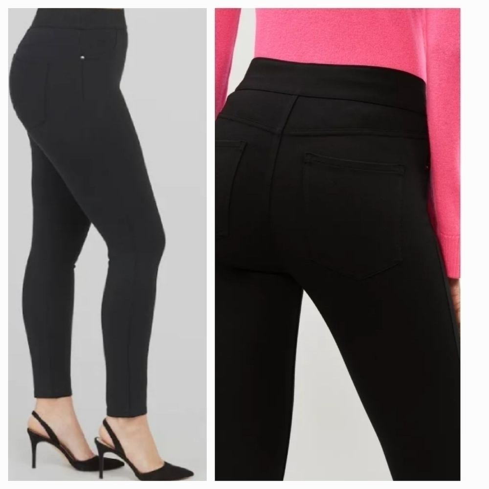 SPANX Ponte Knit Pants Small Petite Black